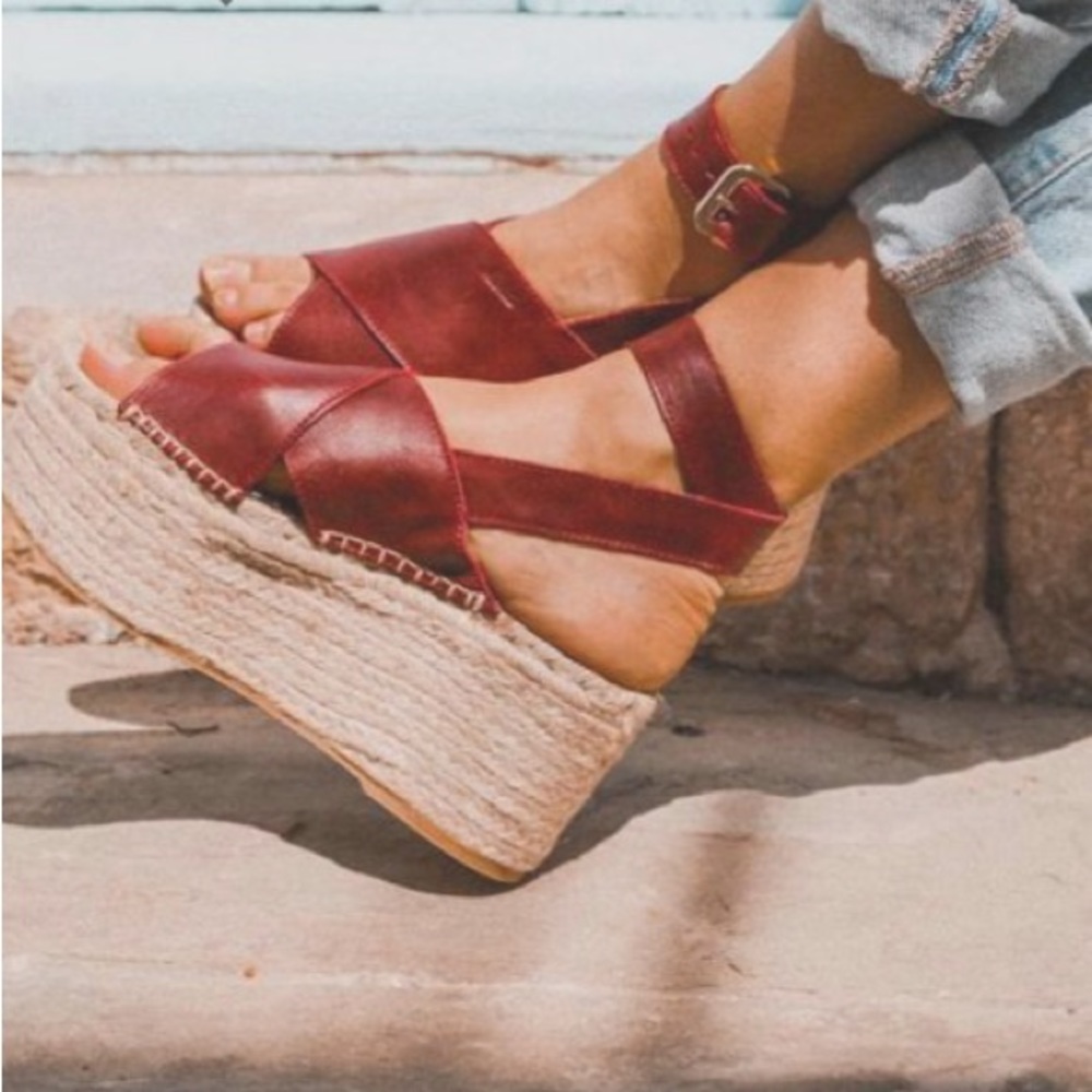 Alohas Vegas Women's Espadrilles Burgundy